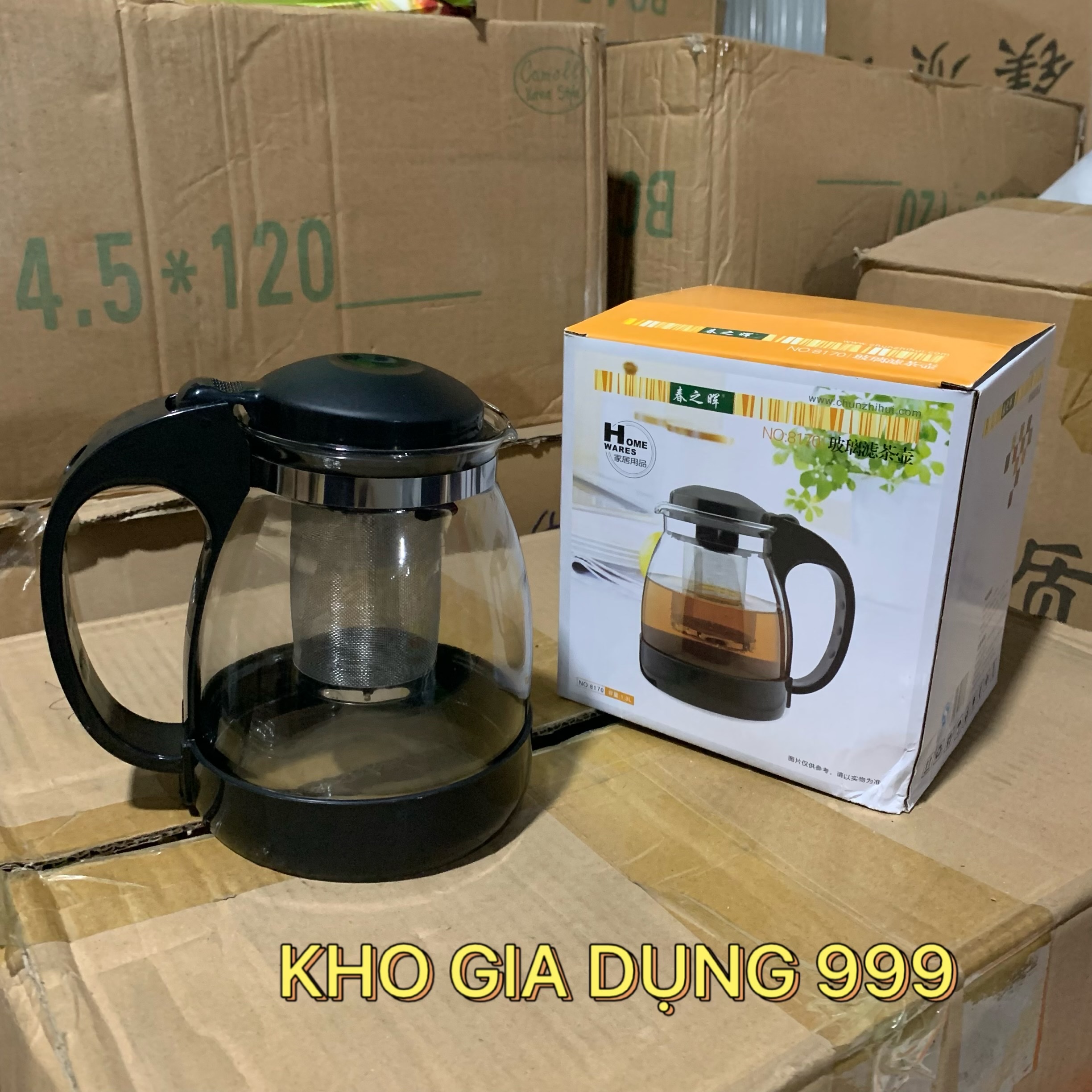 ẤM TRÀ CÓ LƯỚI LỌC 8170 - 1300ML