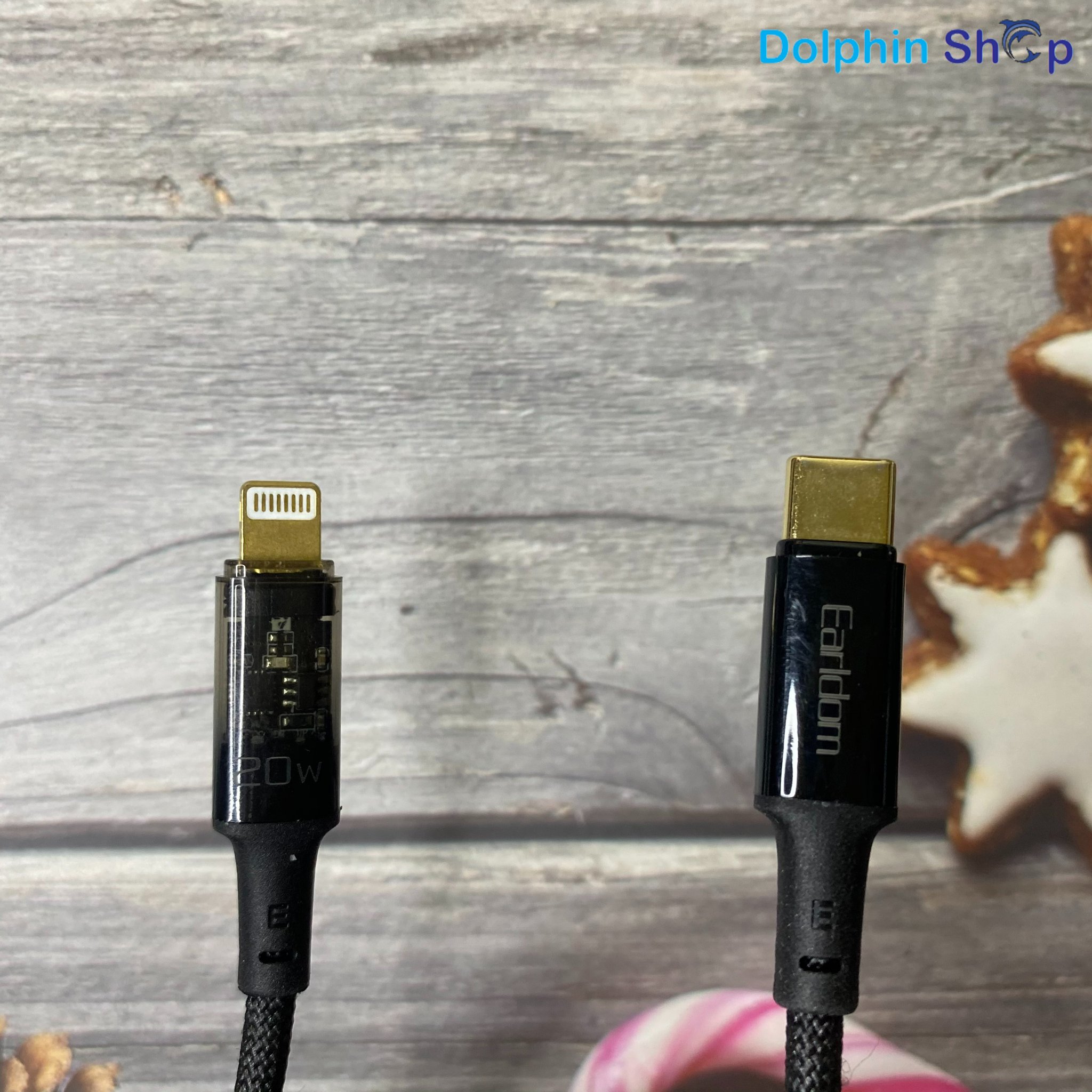 Cáp Tự Ngắt 20W Chân TypeC Ra Lightning Dành Cho iPhone, iPad EarIdom EC161/162