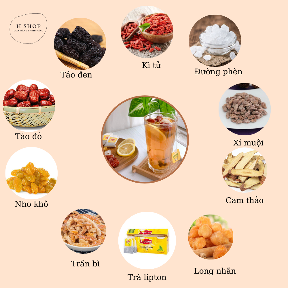 Trà lipton thảo mộc cam thảo xí muội - 1 gói dùng thử