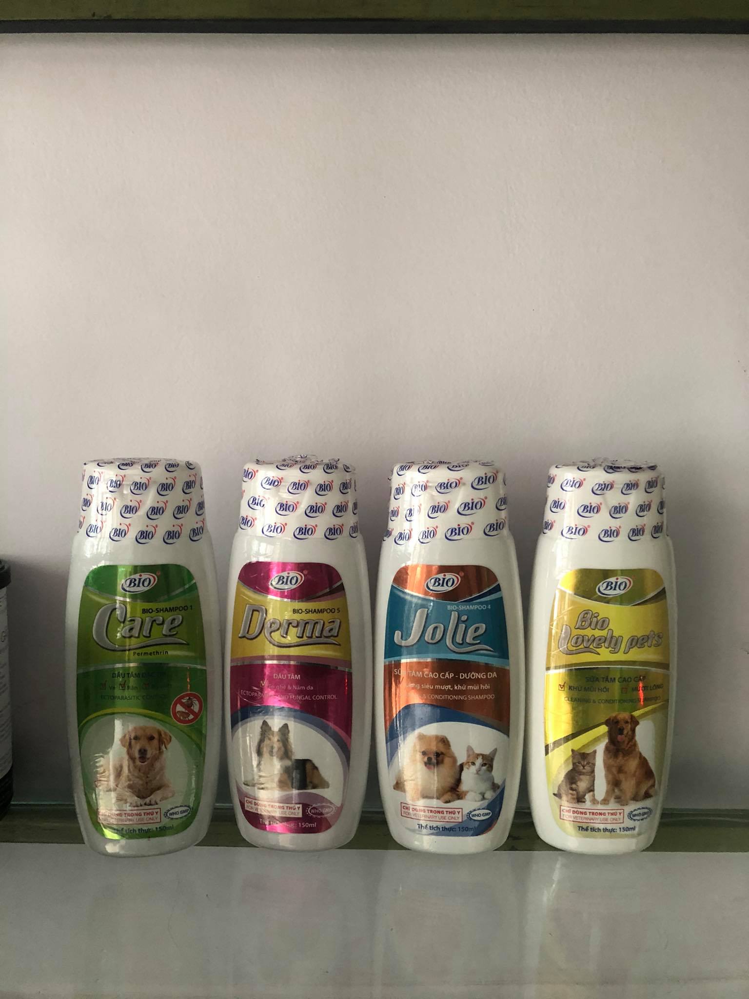 [Chai 150ml] Sữa tắm Bio dành cho chó mèo ( Bio Derma, Bio Care, Bio Lovely Pet, Bio Joile)