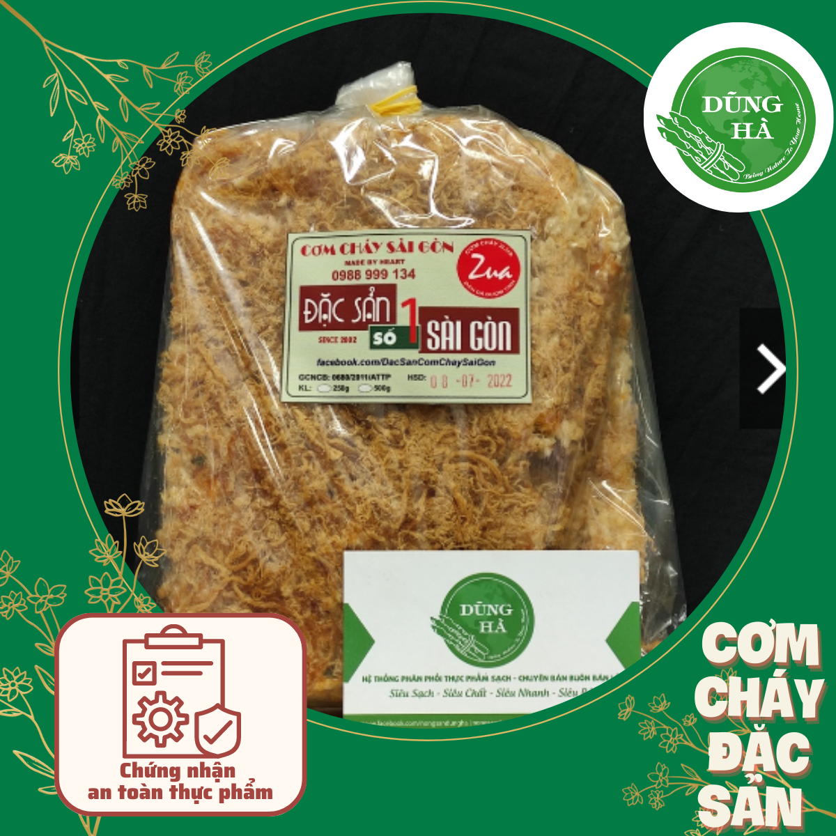 Cơm cháy đặc sản số 1 Sài Gòn chuẩn loại hảo hạng