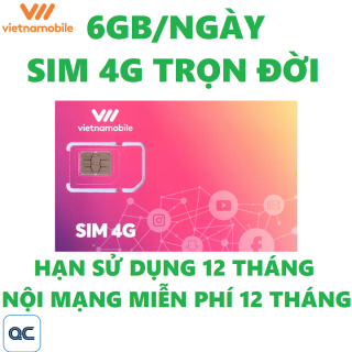[HCM]Sim 4G vietnamobile trọn đời 180GB gói khuyến mãi 12 tháng tặng que chọt sim miễn phí vận chuyễn thumbnail