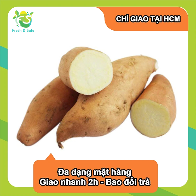 [Chỉ Giao HCM] Khoai Lang Trắng - 1 kg
