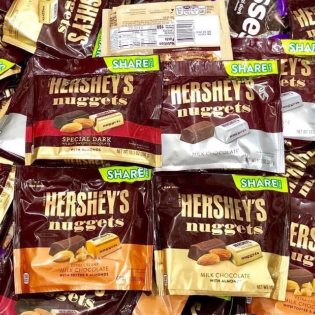 Socola Hershey Mỹ Hershey's Nuggets Dark Chocolate 289g