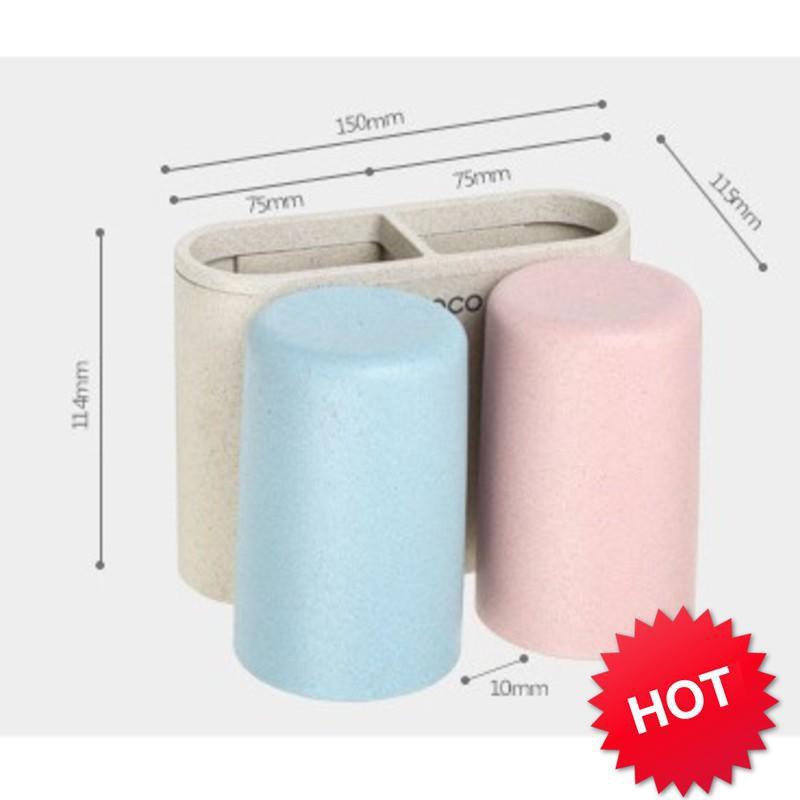 Kệ để kem đánh răng và bàn chải kèm 2 cốc E1701