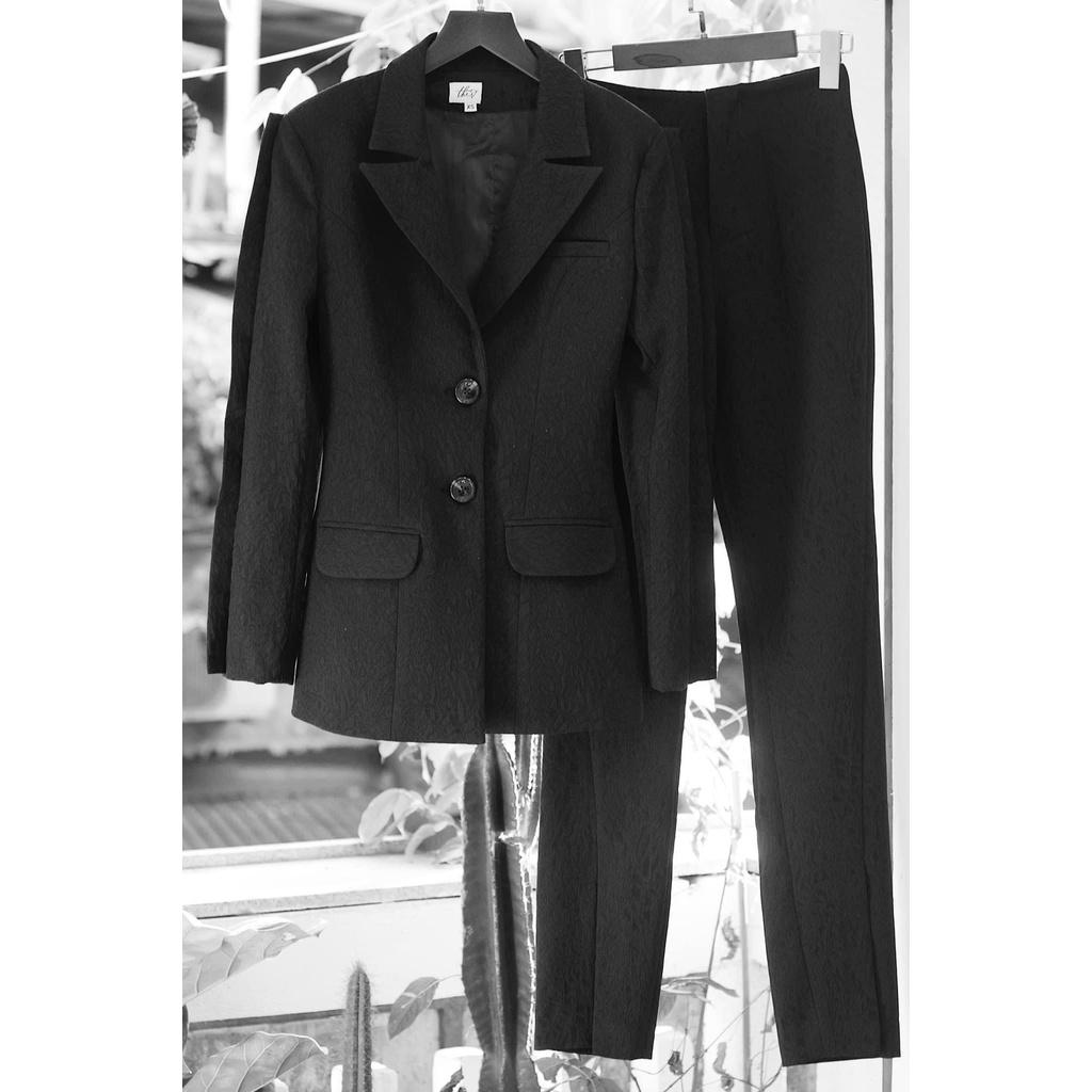 Set Vest Và Quần Đen Thanh Lịch Công Sở By Ther Design