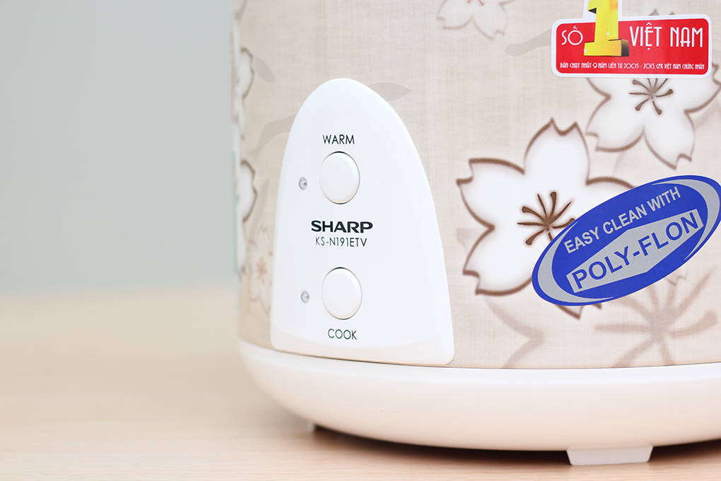 Nồi cơm điện Sharp 1.8 lít KS-N191ETV