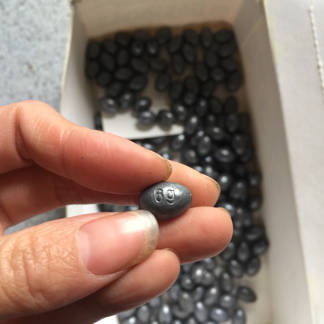 Chì câu cá 6g (xả hàng giảm giá và cam kết bảo hành đổi trả ạ)