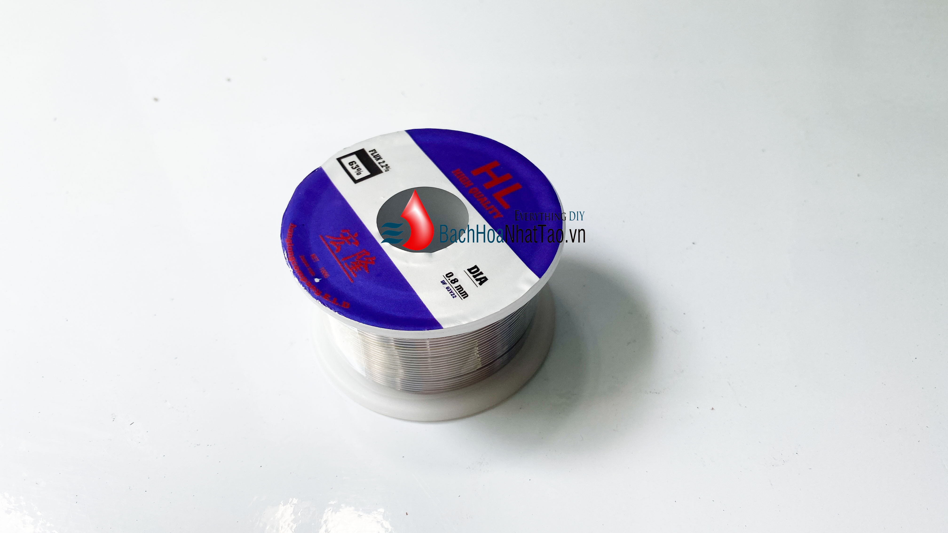 Thiếc hàn HL 0.8mm trọng lượng NET 100g