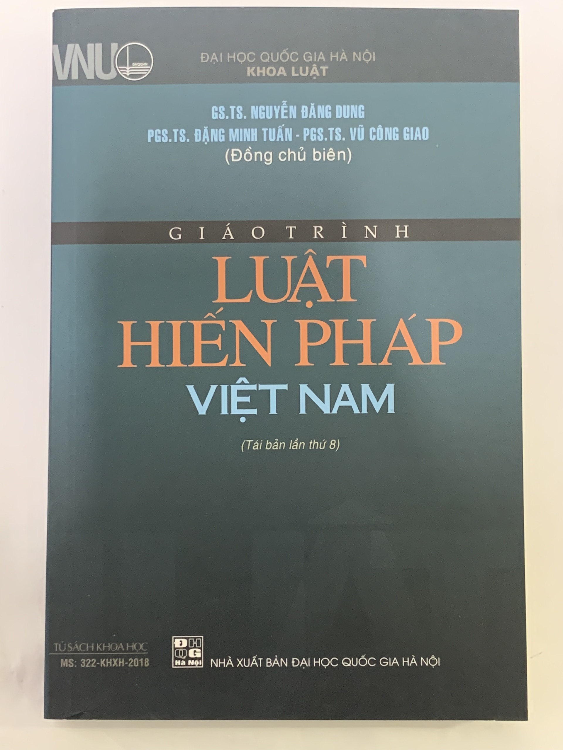 Giáo Trình Luật Hiến Pháp Việt Nam  GS.TS. Nguyễn Đăng Dung Tái Bản 2020