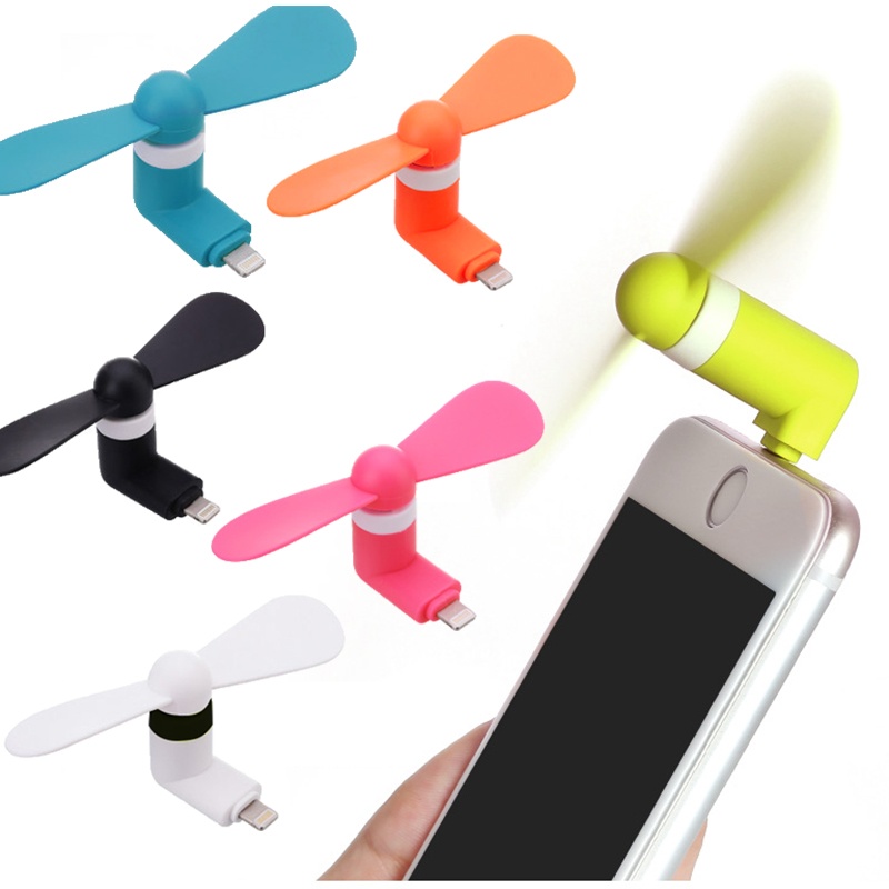 Quạt mini 2 cánh rời cho iOS (Xanh dương)