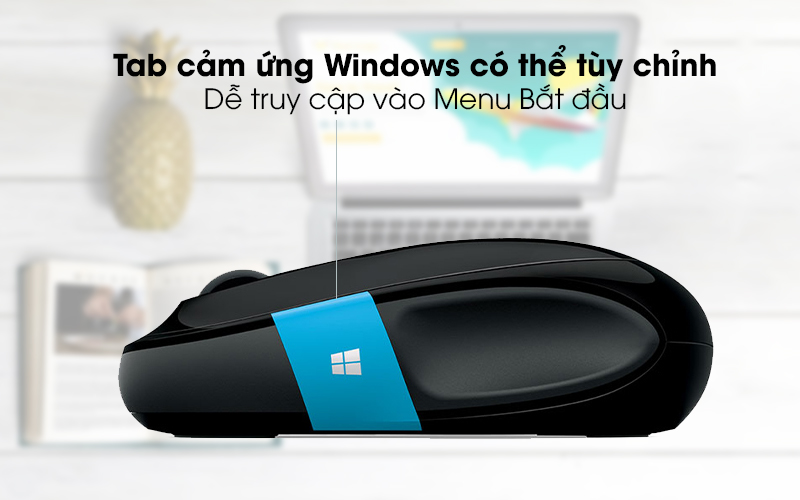 Chuột Bluetooth Microsoft Sculpt Comfort Đen