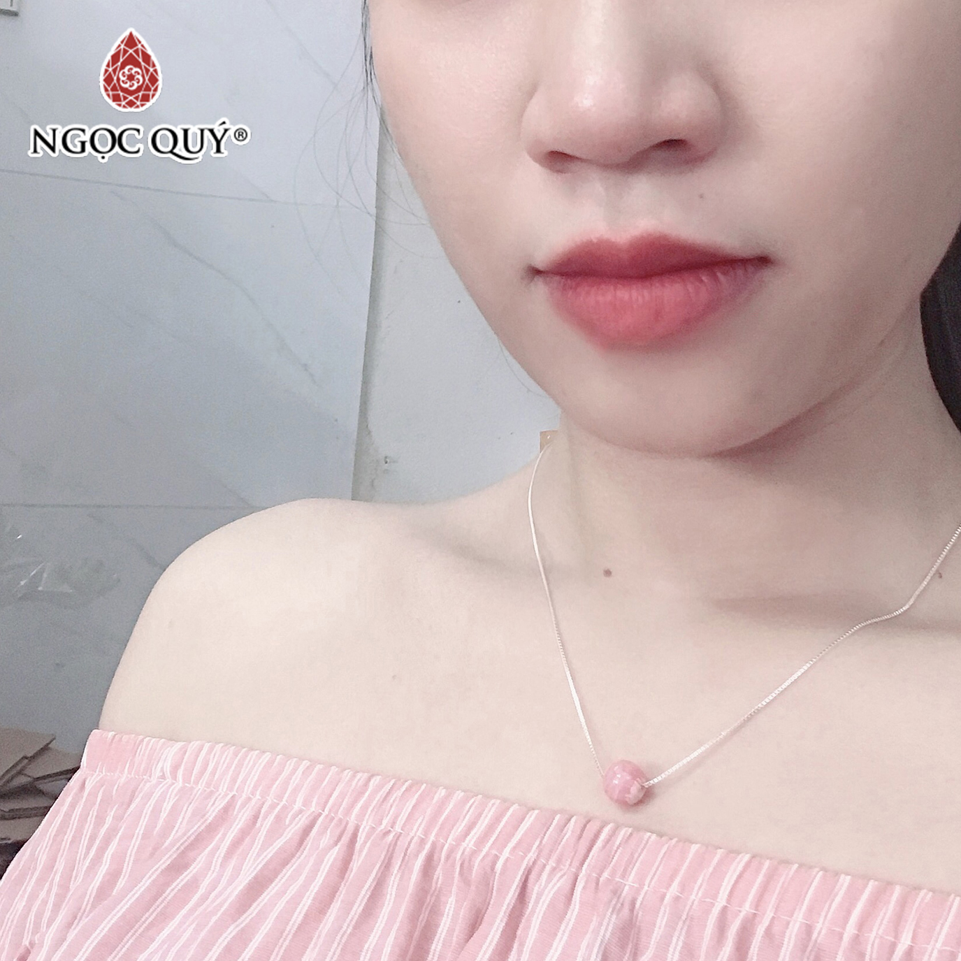 Dây chuyền bạc mặt hạt đá - Ngọc Quý Gemstones