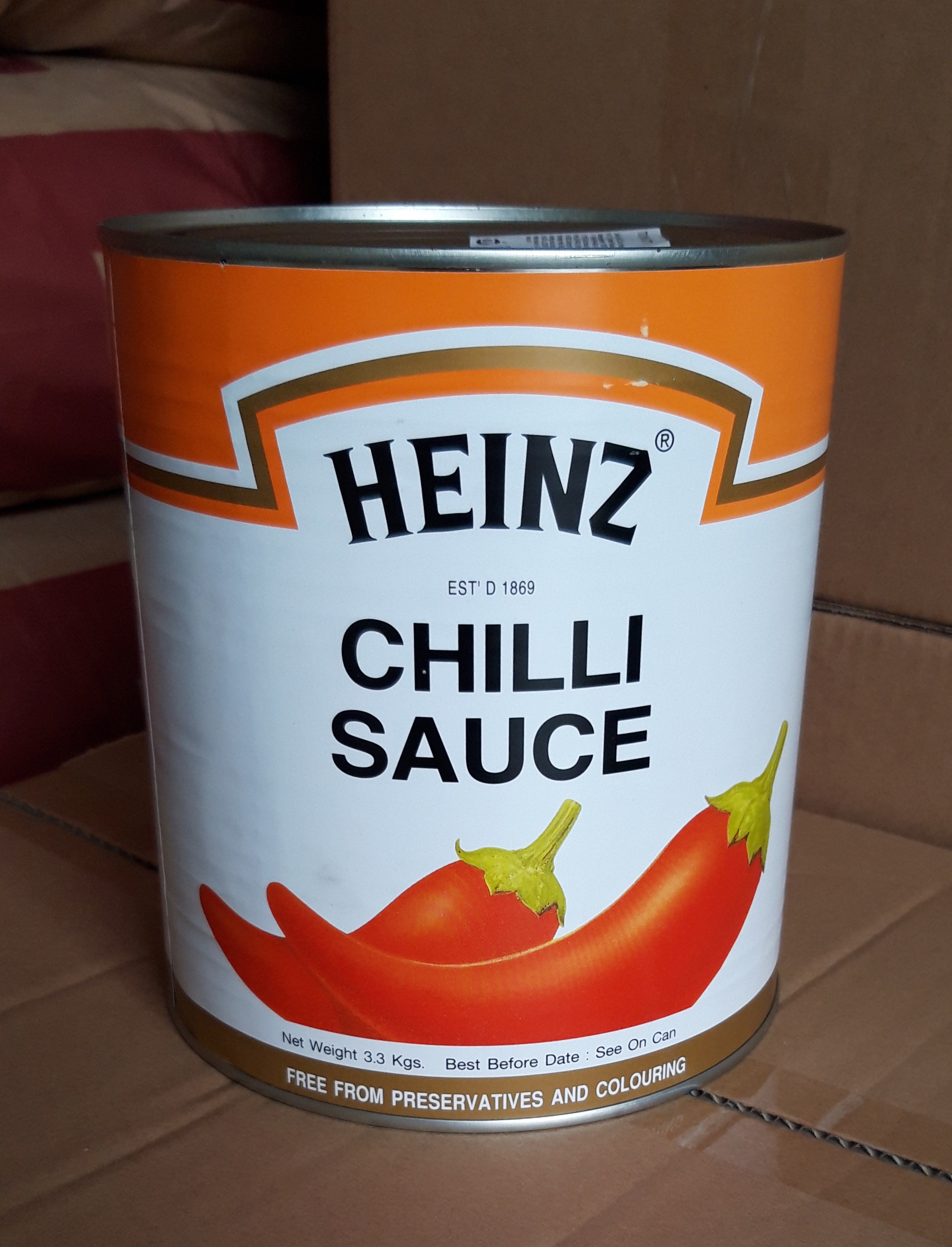 TƯƠNG ỚT HEINZ CHILLI SAUCE CAN 3.3KG