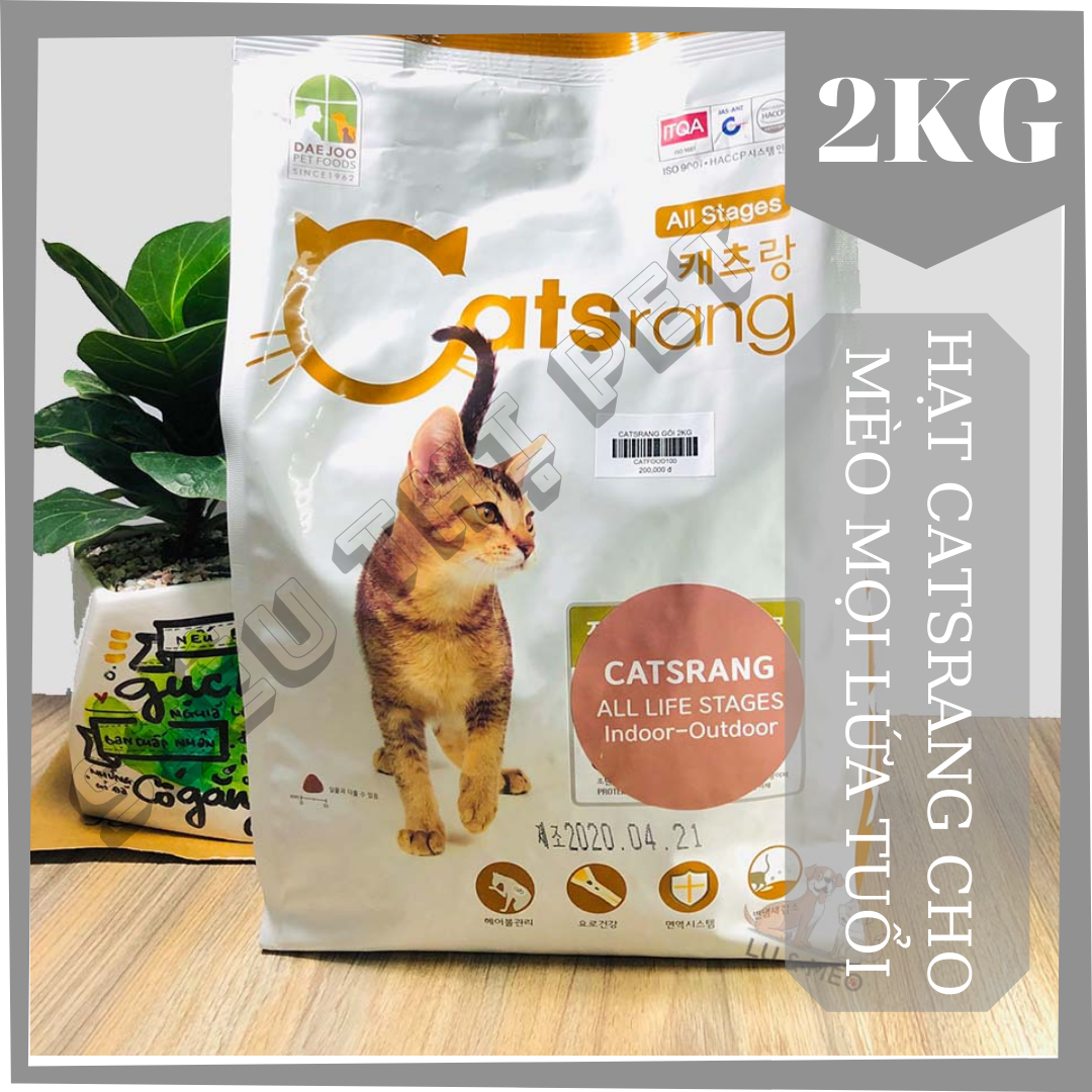( KHUYẾN MÃI ) Catsrang - Thức ăn hạt cho mèo mọi lứa tuổi 2KG