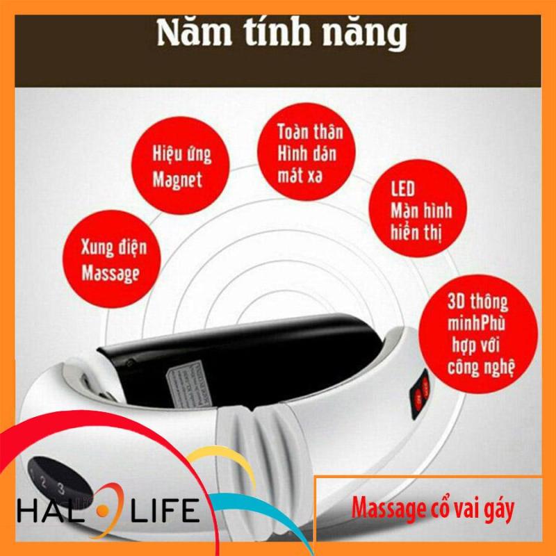 MÁY MASSAGE LOẠI SẠC PIN TRỊ LIỆU ĐAU CỔ VAI GÁY- TẶNG 2 MIẾNG DÁN XUNG ĐIỆN (CÓ BẢO HÀNH)