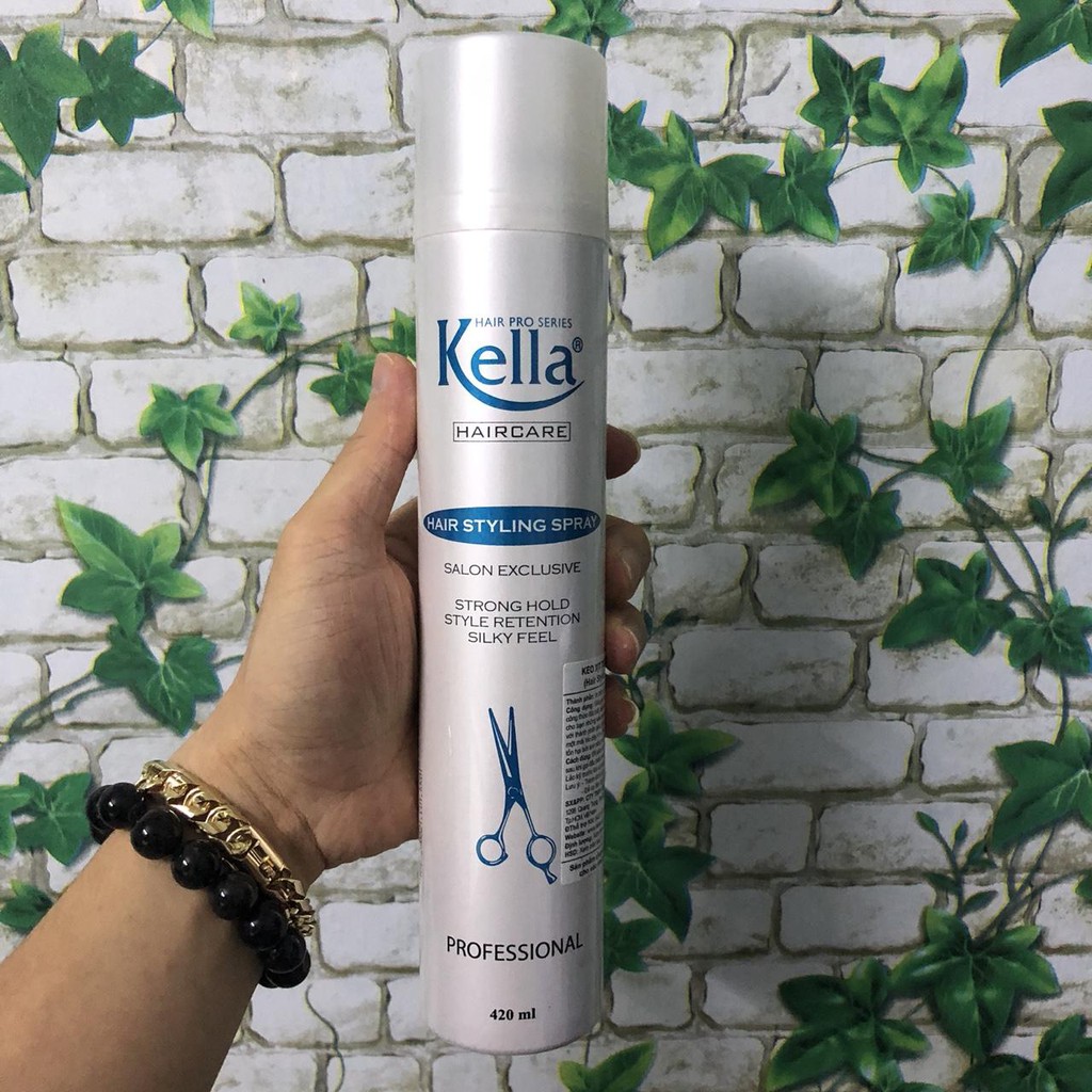 Chính hãng Keo xịt tóc Kella HairCare