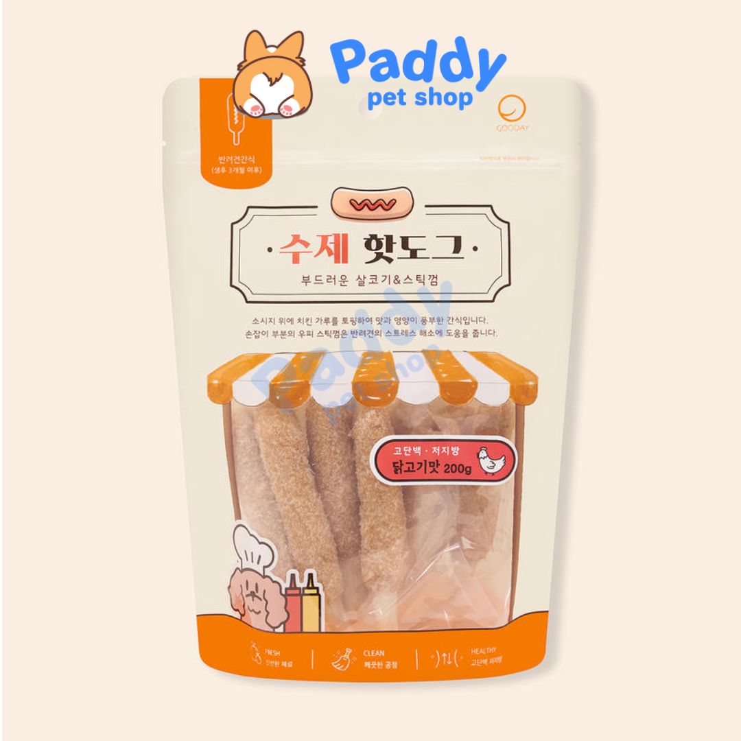 Bánh Thưởng Cho Chó Hotdog Natural Lab 200g (Hàn Quốc)