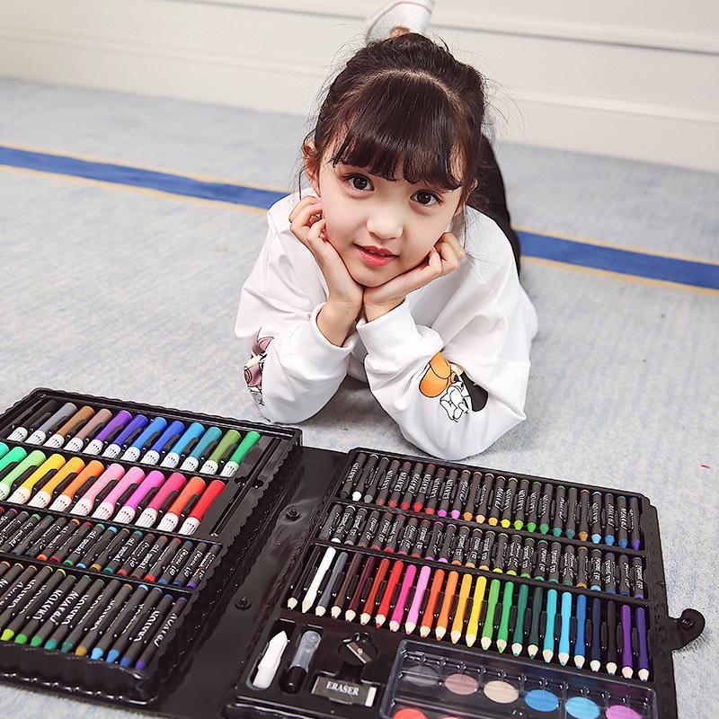 Hộp bút chì màu 168 món cho bé