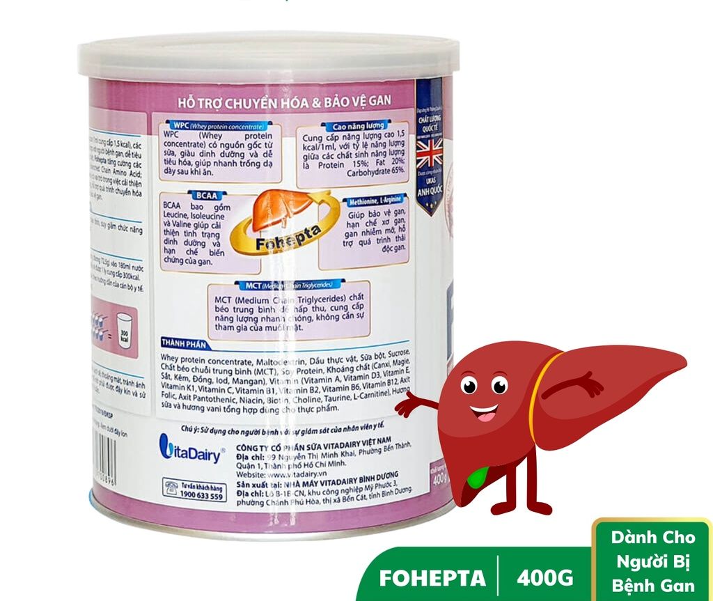 Sữa Fohepta 400g (Cho Người Bệnh Gan)