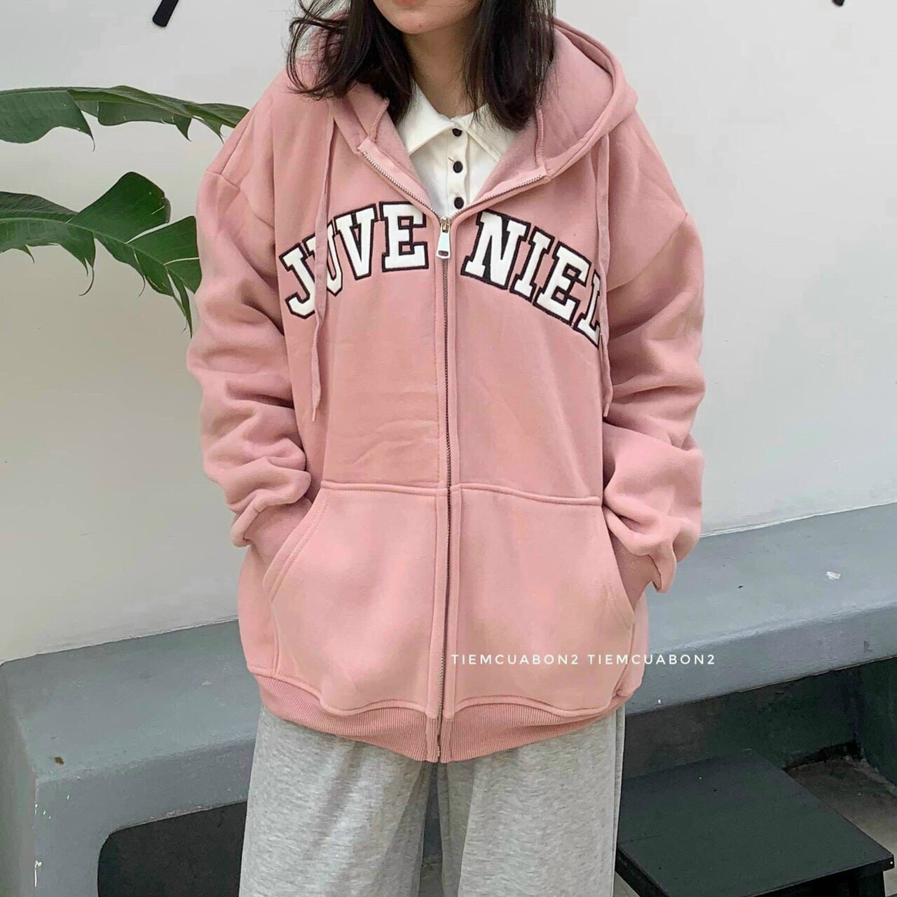 - áo khoác nam nữ, áo hoodie,áo khoác nỉ dây kéo form rộng