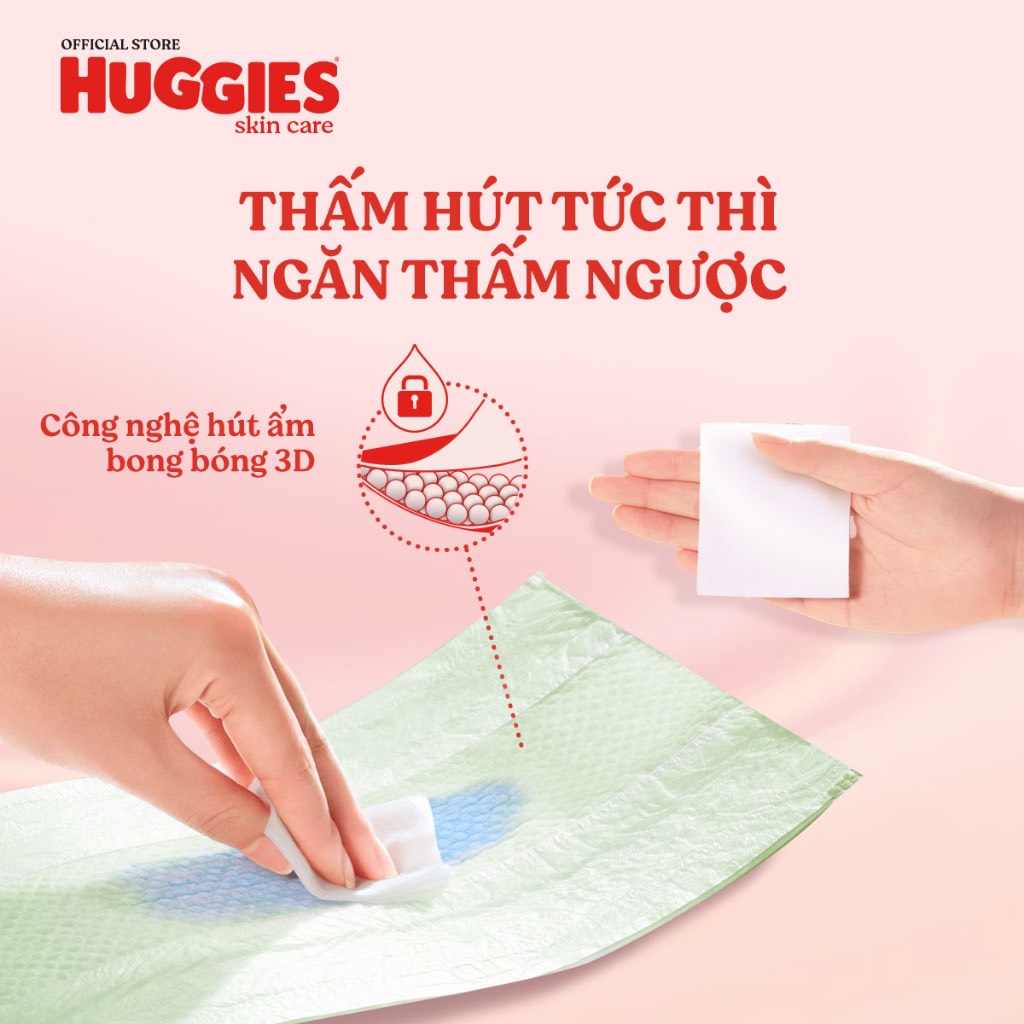 Tã Dán Huggies hương tràm trà Size XL34 (12-17kg 34 miếng)
