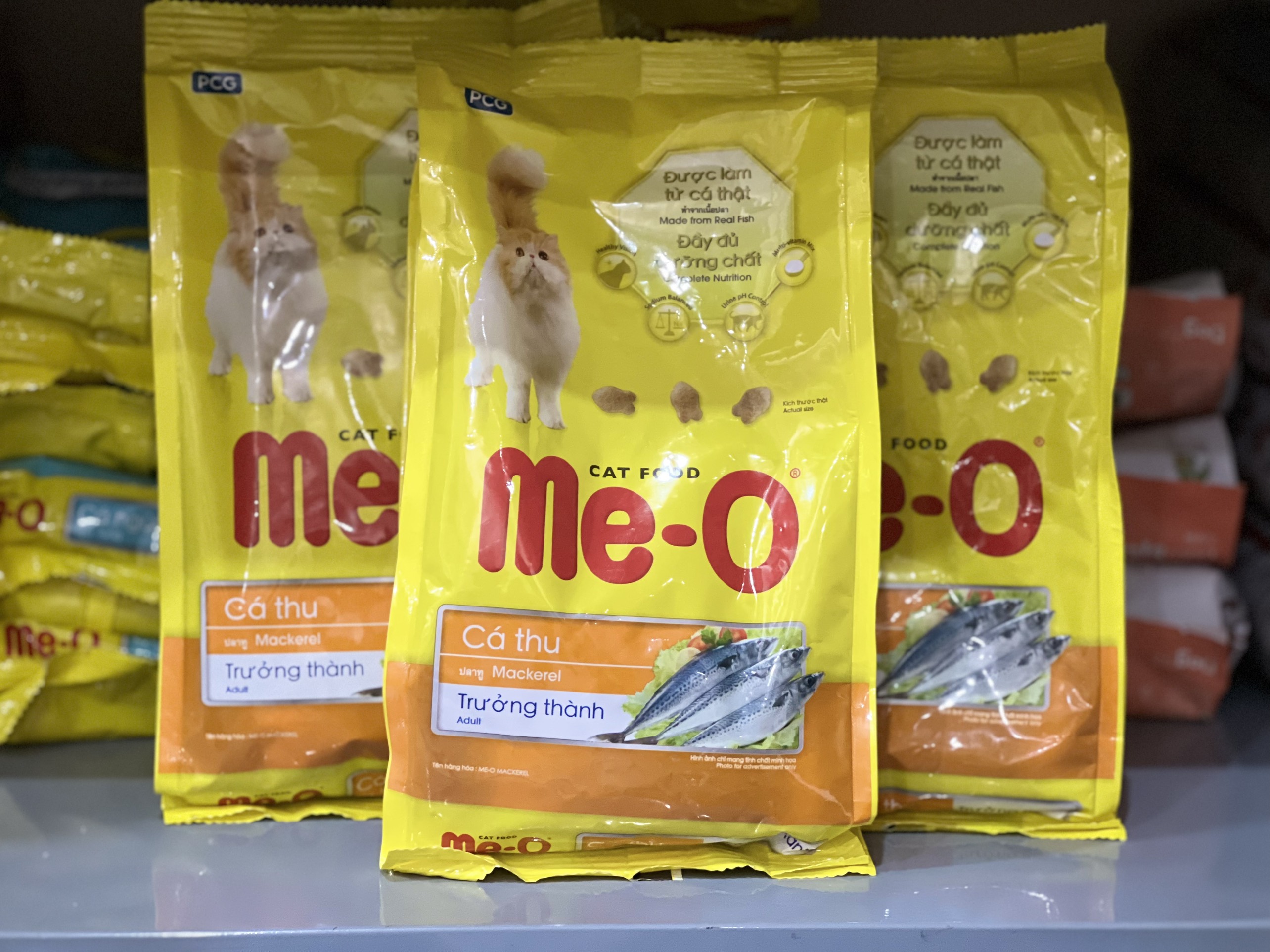 [HCM] Thức ăn hạt Me-O cho mèo lớn gói 350g