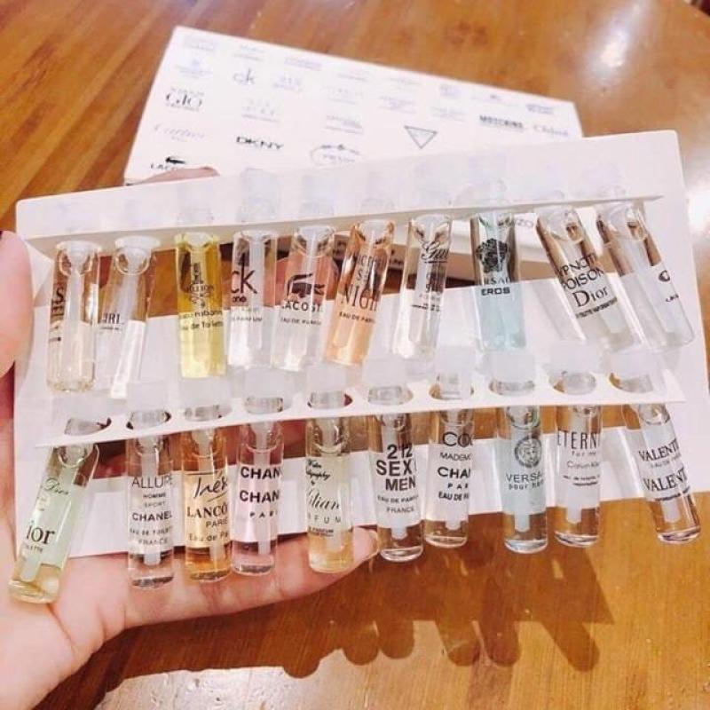 [THANH LÝ GIÁ SHOCK] Set Bộ Test Nước Hoa 20 Chai (2ml/Chai)