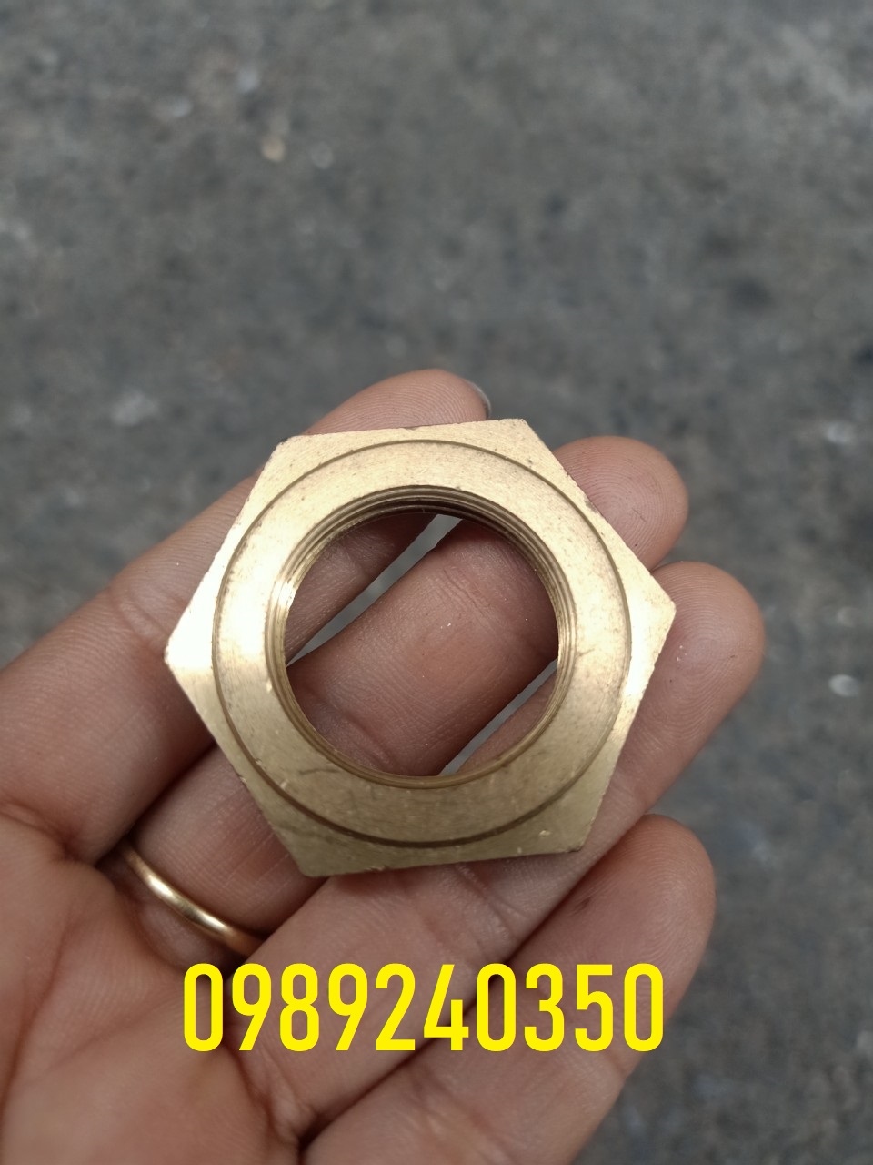 Ốc đầu khẩu, ốc hãm lồng máy giặt 36 bằng đồng
