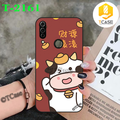 [HCM]Ốp lưng Vsmart Joy 3 dẻo đen in hình Bò Sữa