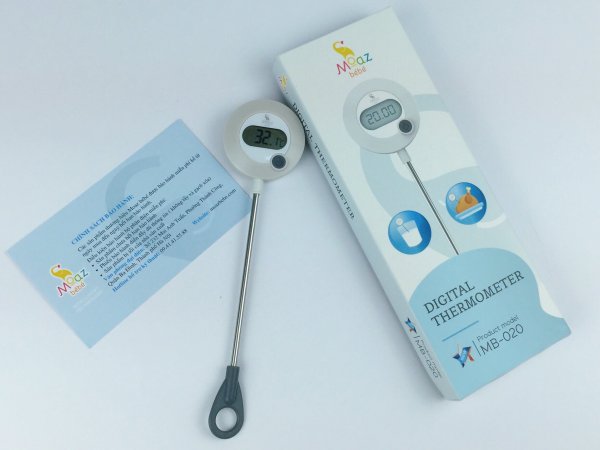[HCM]Nhiệt Kế Điện Tử Pha Sữa Đo Nhiệt Độ Thực Phẩm Chỉ Vài Giây Moaz BeBe MB020 bán chạy