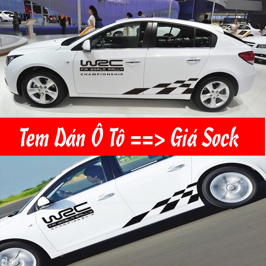 Tem Dán Sườn Xe ô tô Siêu Đẹp
