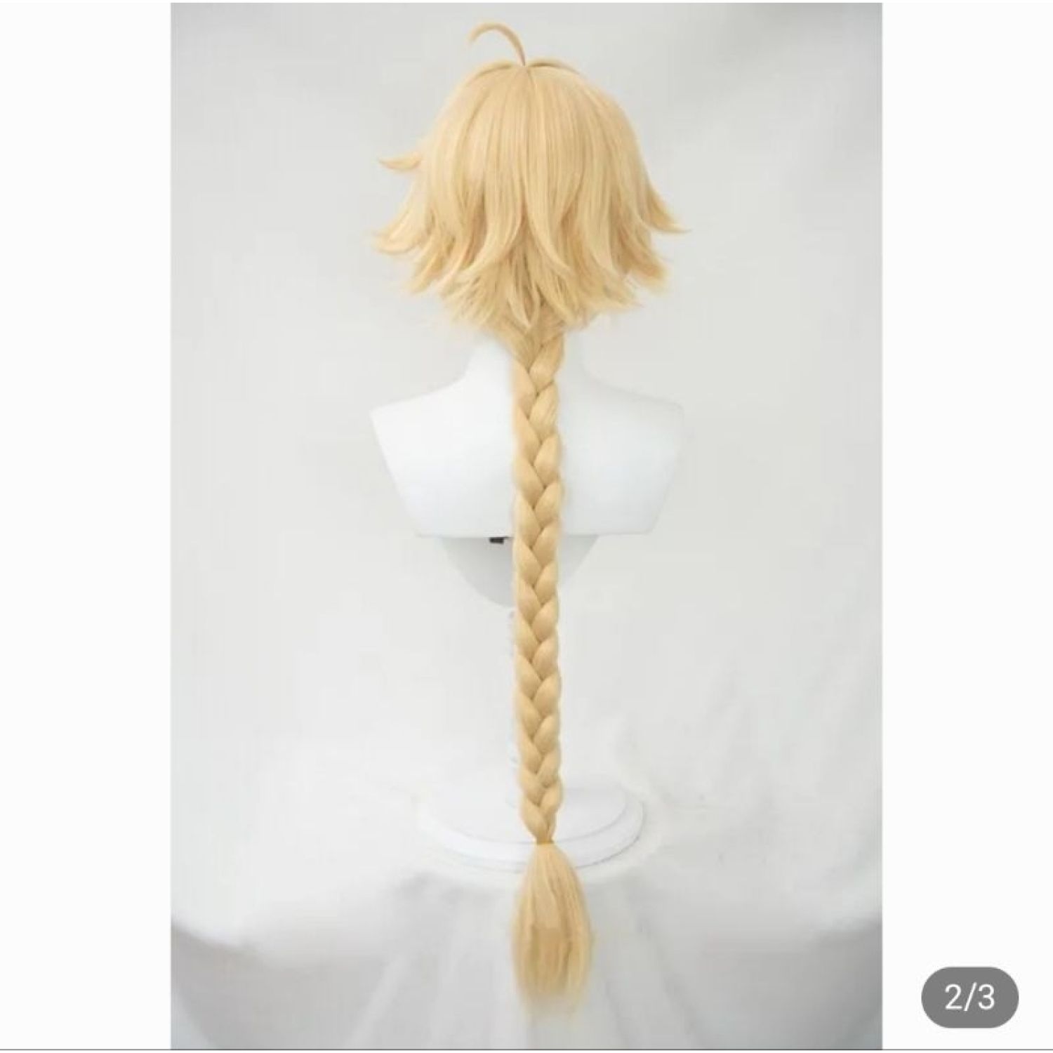 [Sẵn] Wig/tóc giả Lumine và Aether Traveller - Genshin Impact màu vàng [Miu Cosplay]