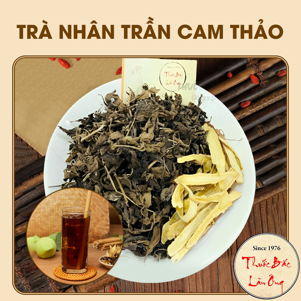Set trà mix nhân trần cam thảo thanh nhiệt giải khát ngày hè