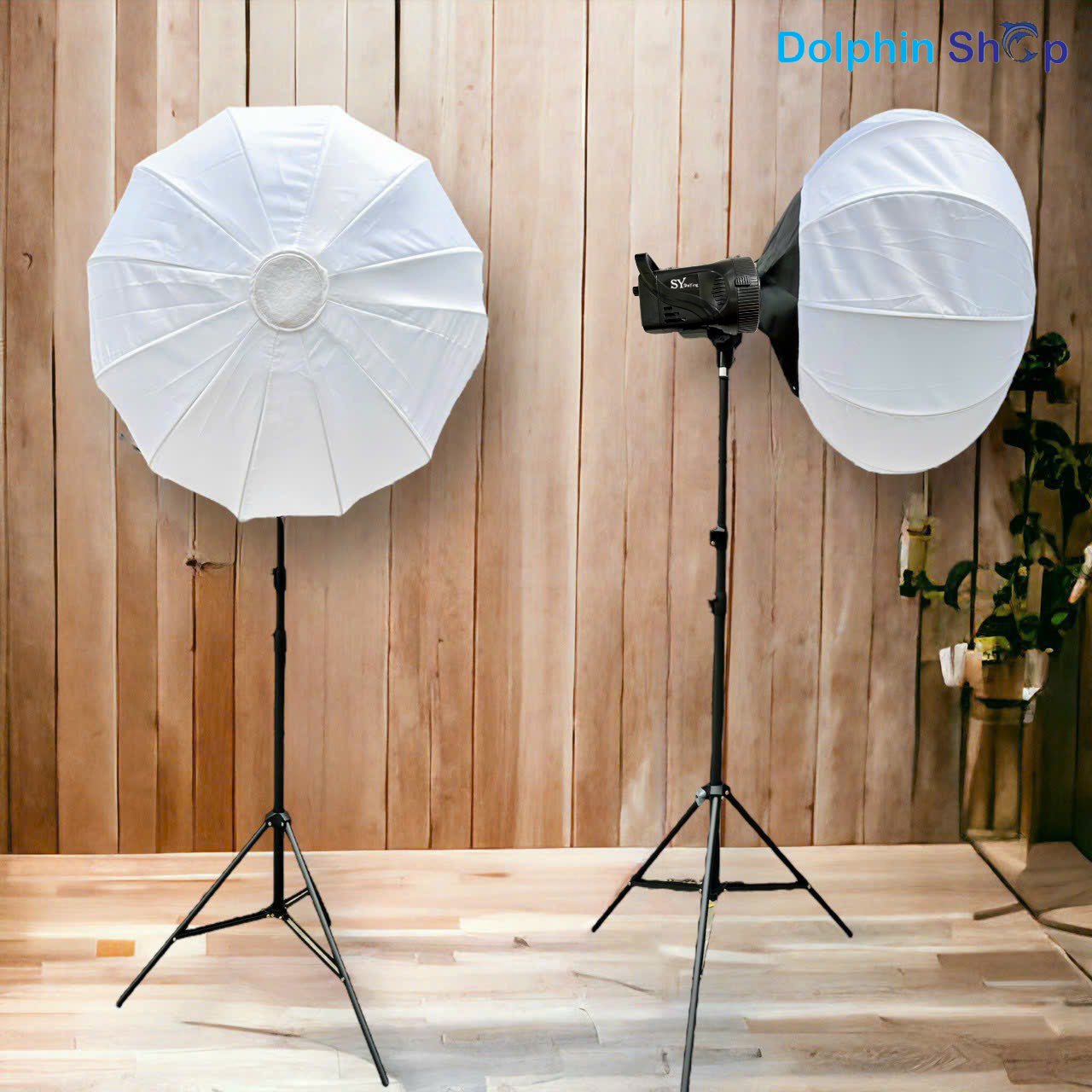 Đèn hình cầu xy-500w dành cho livestream studio, chụp ảnh, quay video
