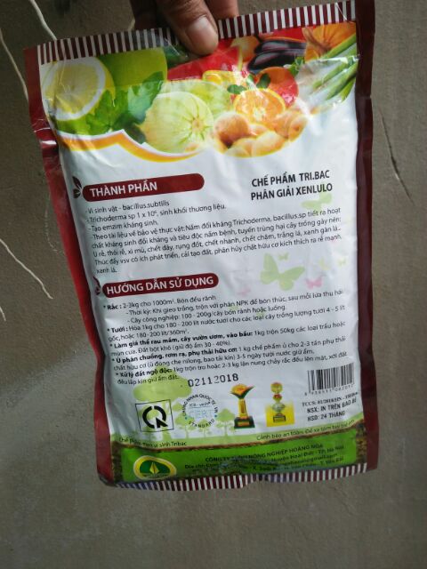 Nấm Đối Kháng Trichoderma, túi 1kg
