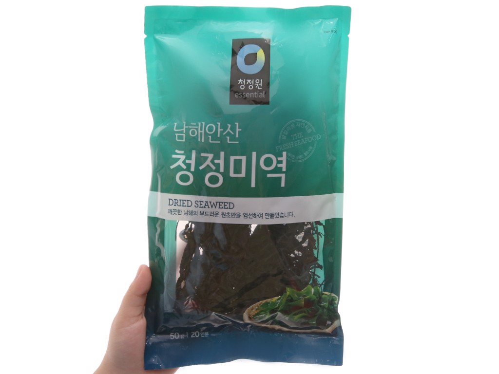 Rong biển hàn quốc dae sang chung jung one 대상) 청정미역