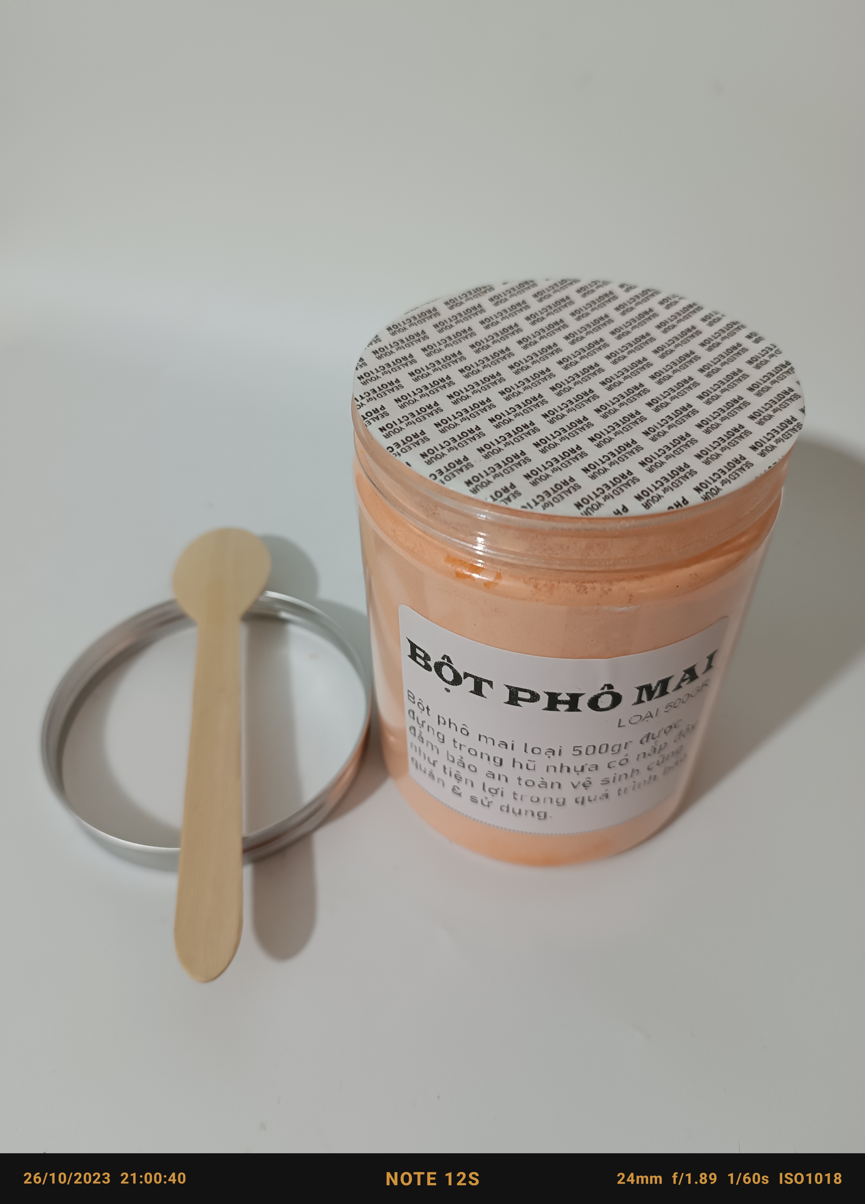 Bột phô mai Hàn Quốc loại 500gr.