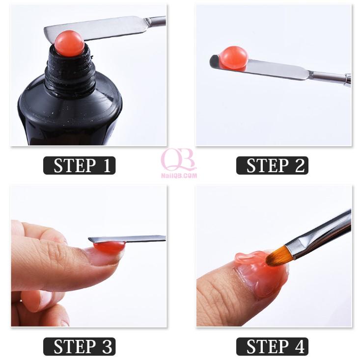 [HCM]Cọ đắp gel gôm dụng cụ lấy gel 2 đầu