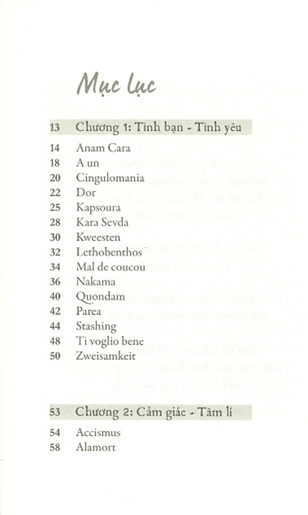 Từ Điển Cảm Xúc Thế Giới - Tập 2