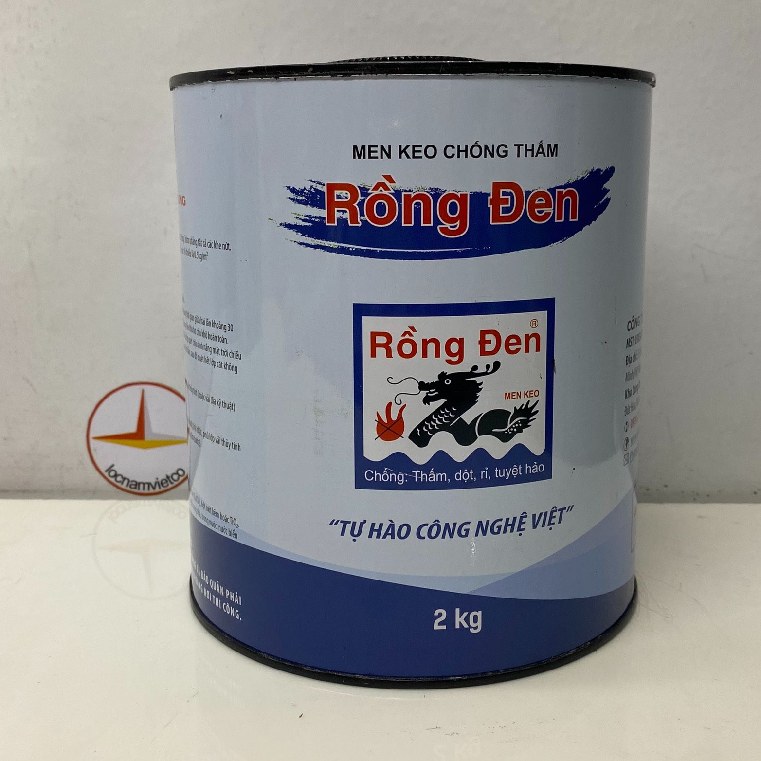 Chống thấm hồ cá chép Koi màu đen 2KG