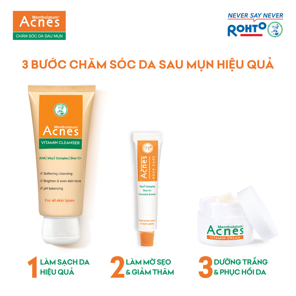 Kem rửa mặt VITAMIN ACNES VITAMIN Cleanser 100g