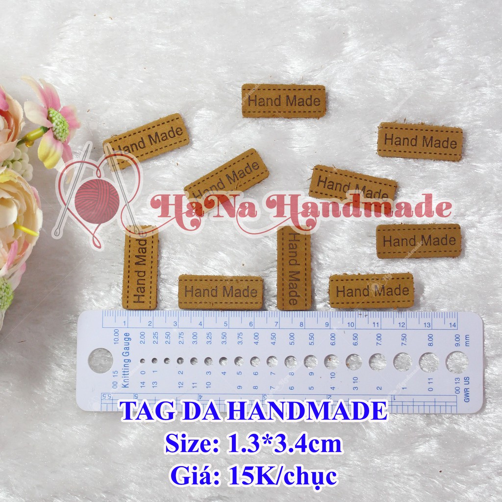 Tag da handmade 8k/2 cái