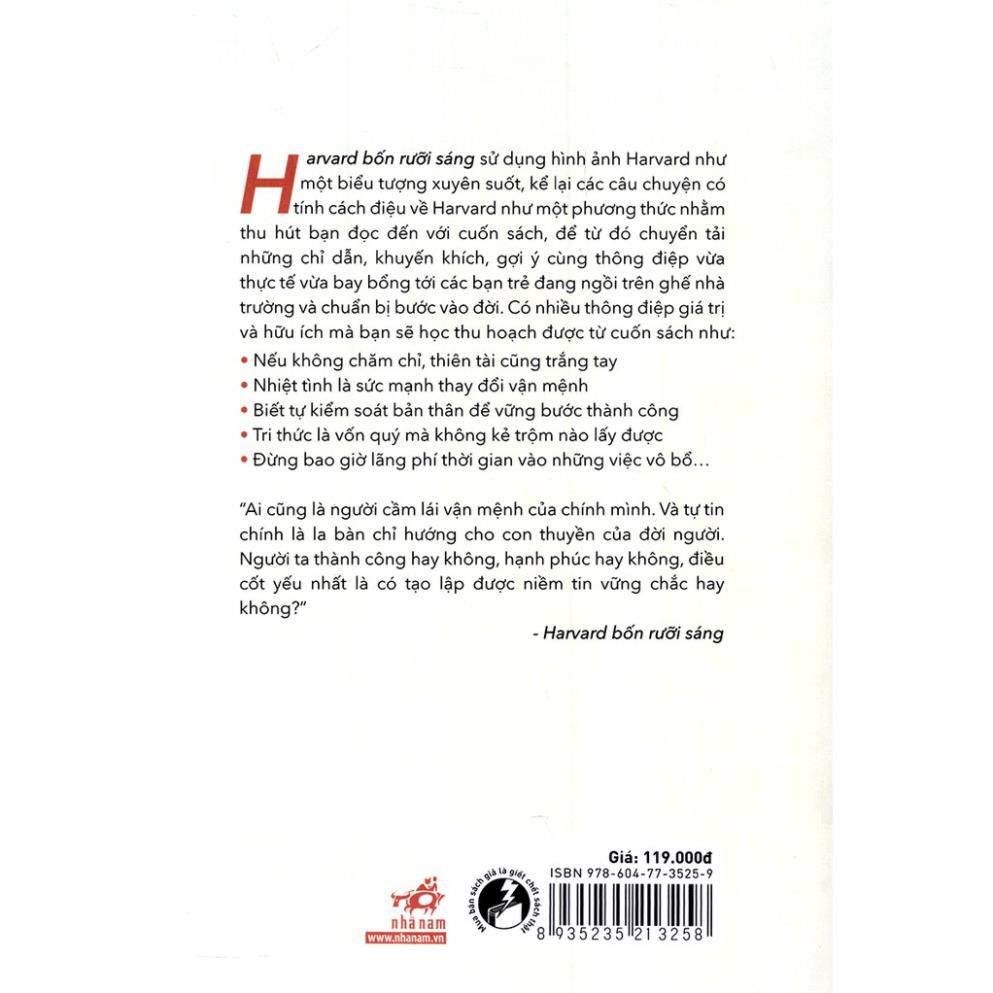 Sách - Harvard Bốn Rưỡi Sáng (TB 2022) (Nhã Nam HCM)
