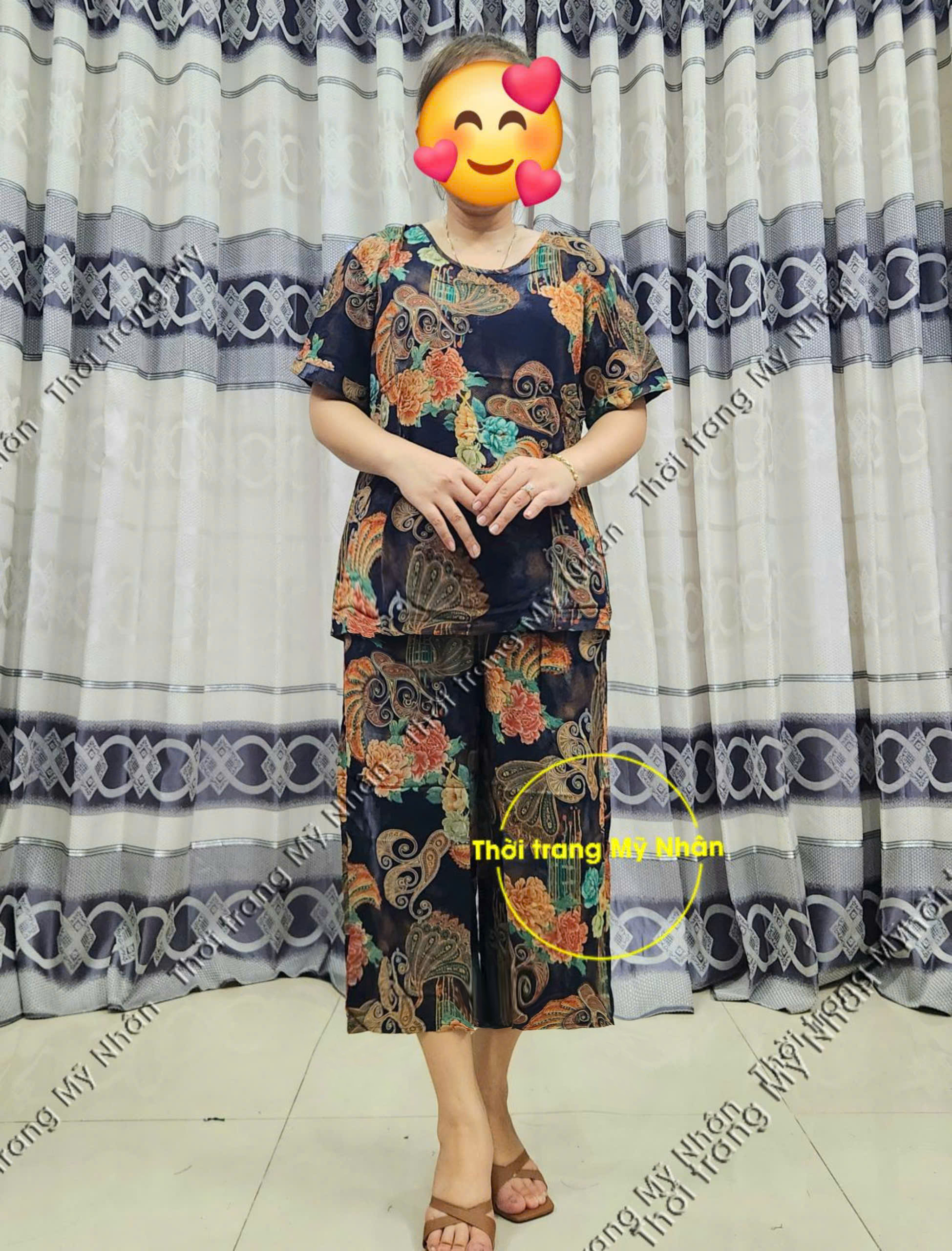 Đồ bộ tole thái lửng trung niên mềm mát đẹp