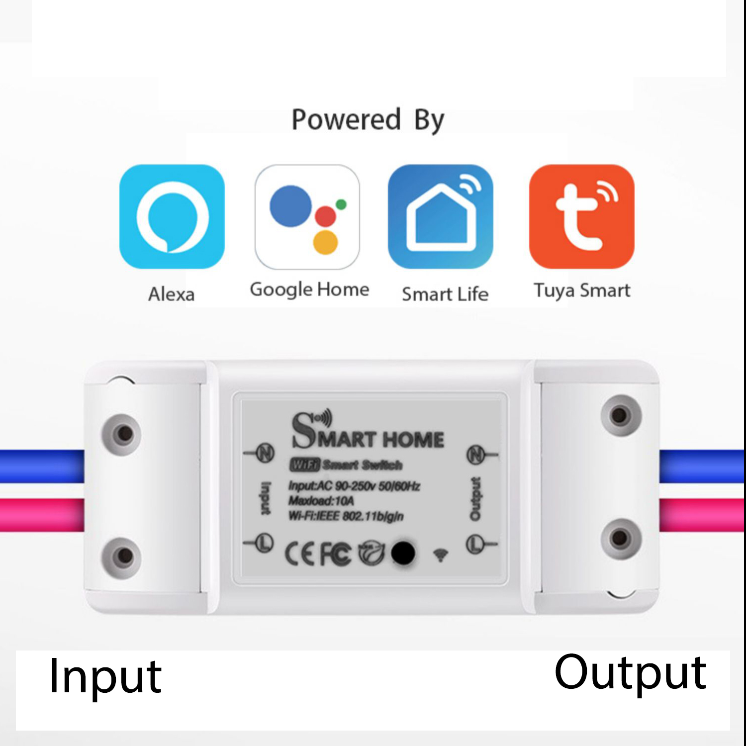 Công Tắc Wifi Điều Khiển Từ Xa Tuya Smart Basic (Tốt hơn sonoff basic)