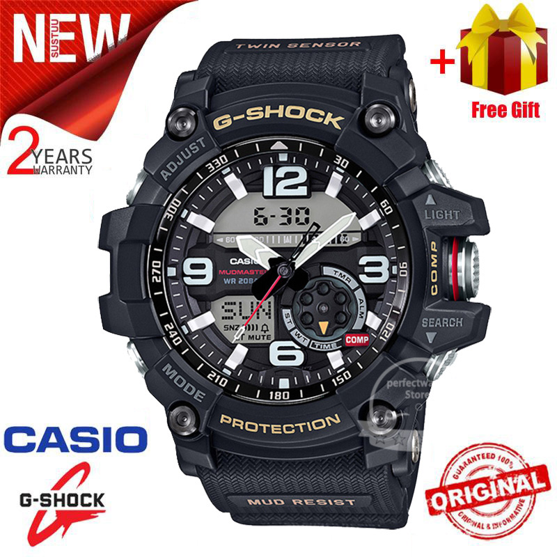 Đồng Hồ Nam G-SHOCK MUDMASTER GG-1000-1A Hai Màn Hình Hiển Thị Kỹ Thuật Số không thấm nước Đồng Hồ Thế Thao Nam - Bảo hành 2 năm - Pin trọn đời