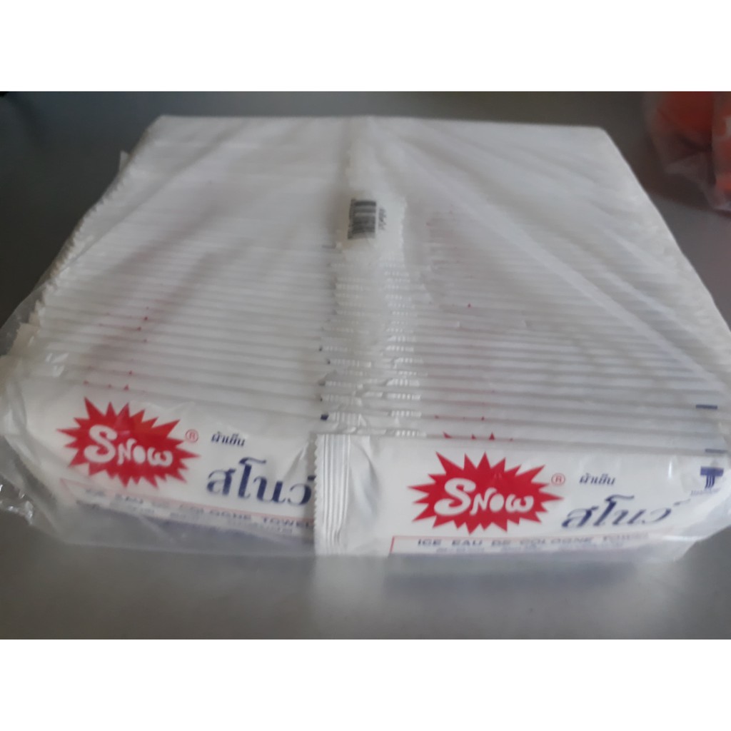 Khăn lạnh Thái Lan Snow 100 cái