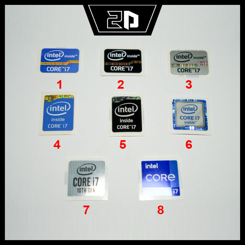 Bảng giá Sticker Intel Core i7 trang trí Laptop/PC/Mobile Phong Vũ
