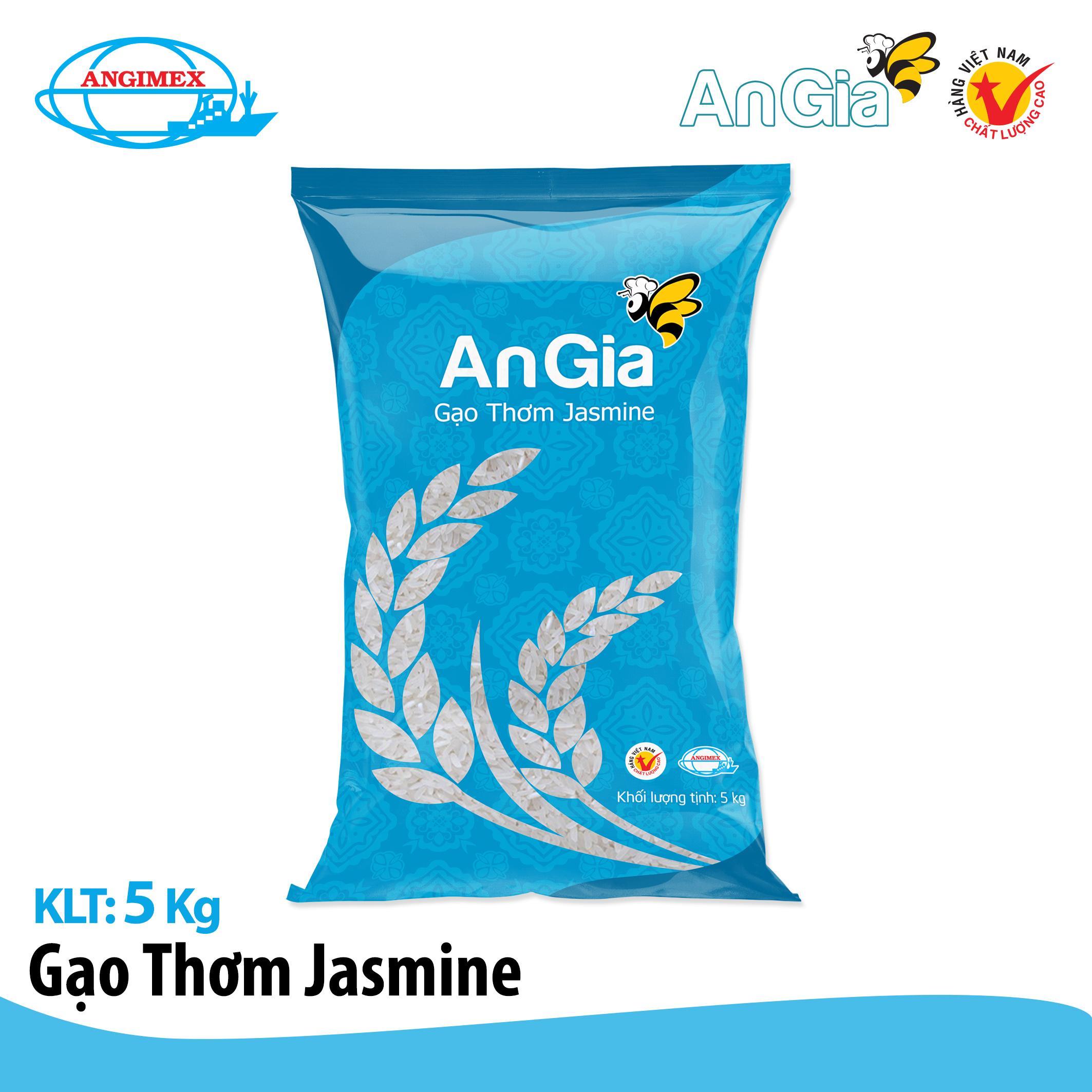 Gạo Thơm Jasmine Angimex 5kg